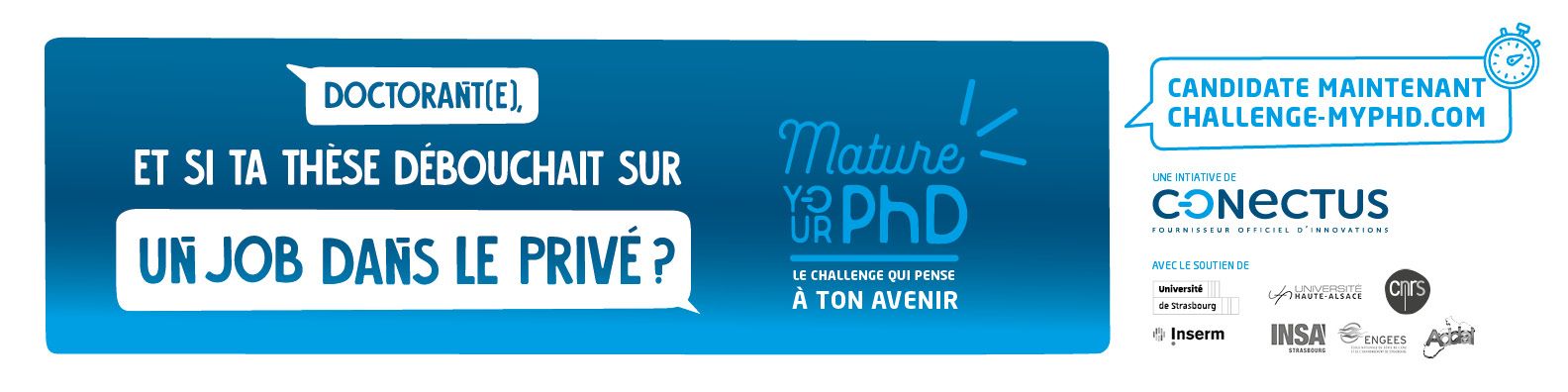 LE CHALLENGE MATURE YOUR PhD