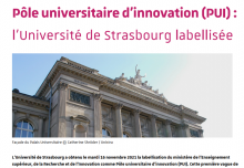 Labellisation PUI Université de Strasbourg