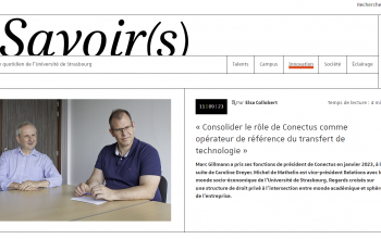 visuel magazine Savoirs Unistra